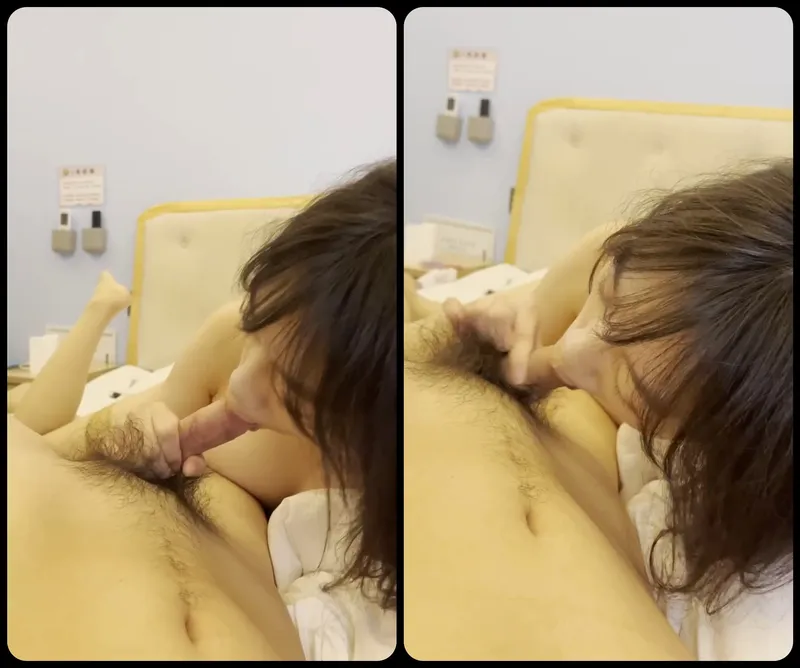 Ghệ ngoan liếm láp cò bự của anh